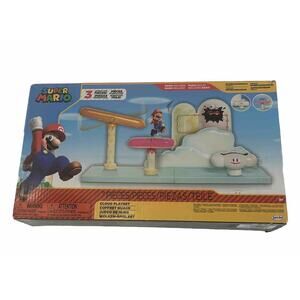 Nintendo Super Mario Cloud Playset Includes Mario Figure Jakks Pacific "READ"